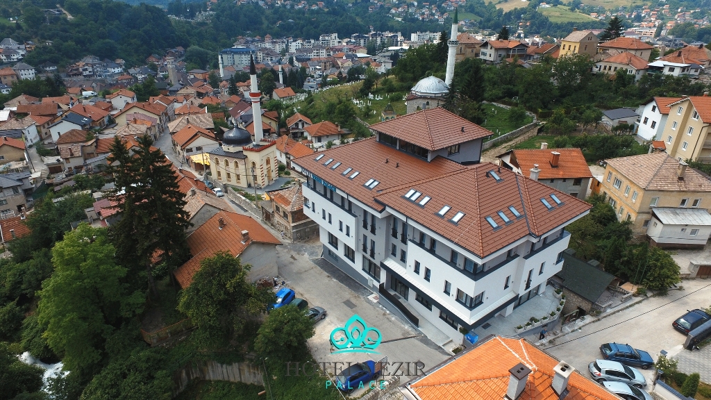 Aerial view of Hotel Vezir