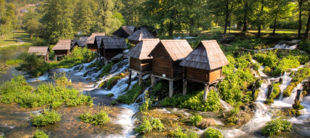 Watermills Pliva in Jajce