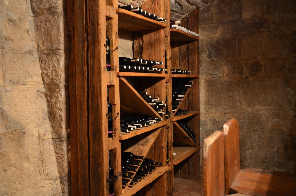 Wine cellar at Hotel Stanica Ravno