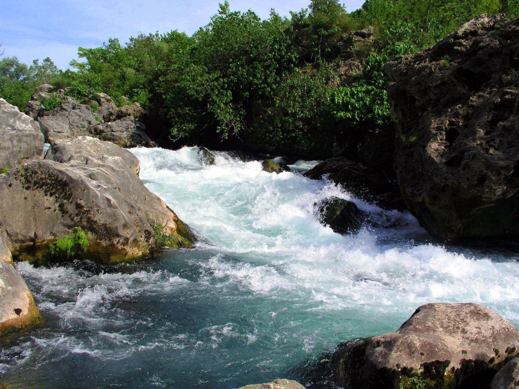 Upper flows of Cetina River