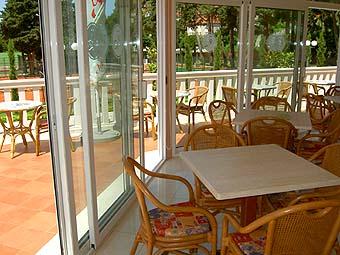Hotel Zagreb in Dubrovnik - downstairs cafe/bar