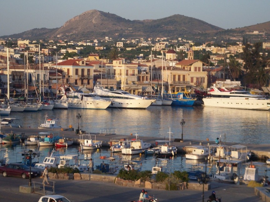 View of Aegina Town