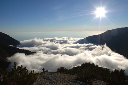 Mt Olympus - above the clouds