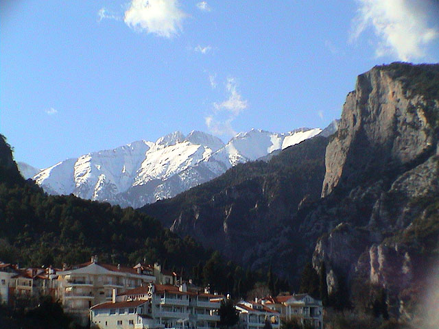 Mt Olympus - view from Litochoro