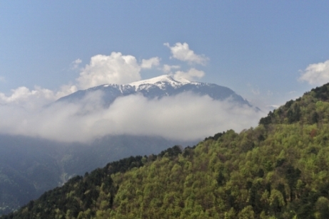 View of Mt Olympus