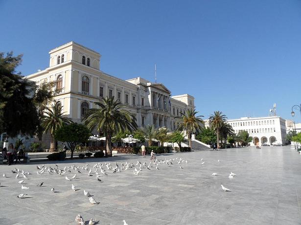 Ermoupolis - square