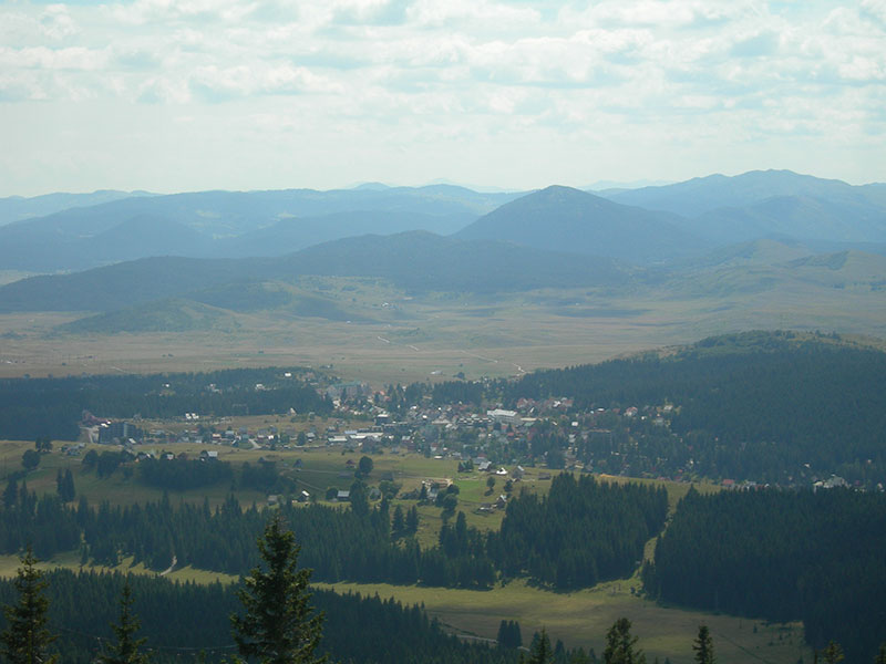 Aerial view of Zabljak