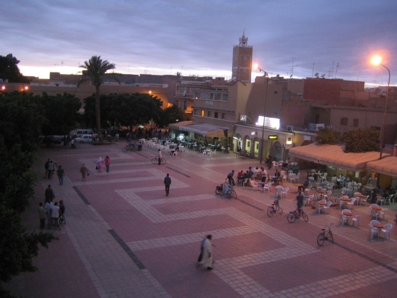 Taroudant main square from above