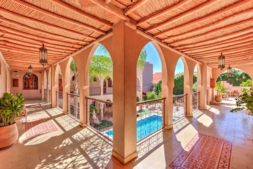 Riad Janoub - courtyard
