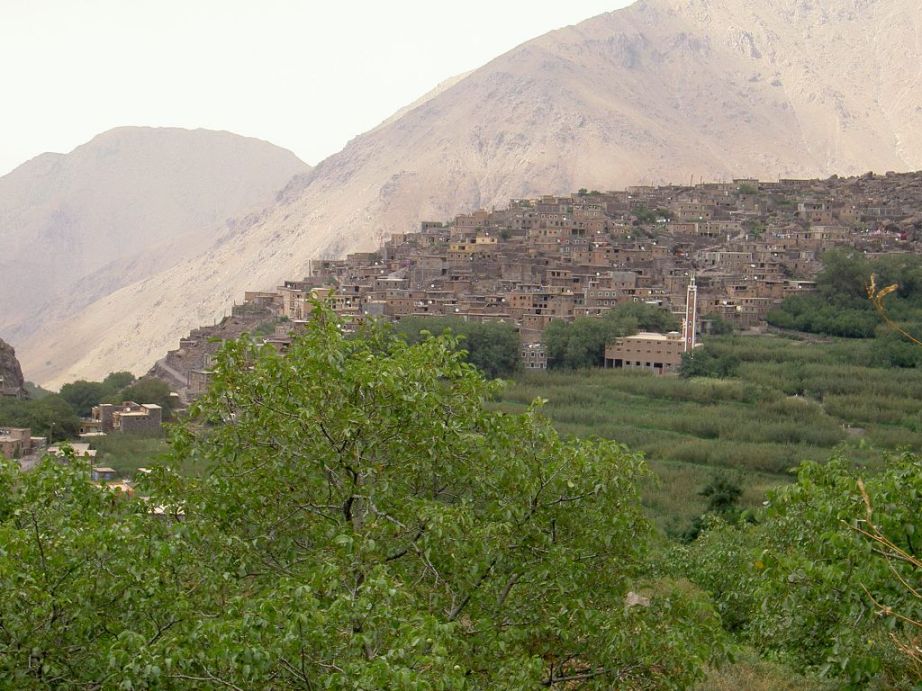 Aroumd, village above Imlil en route to Toubkal