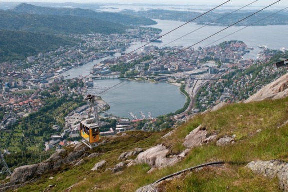Mount Ulriken cable car, Bergen (CH - Visitnorway.com)