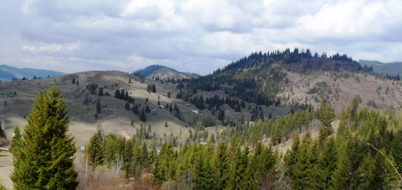 Mountain scenery in Moldavia
