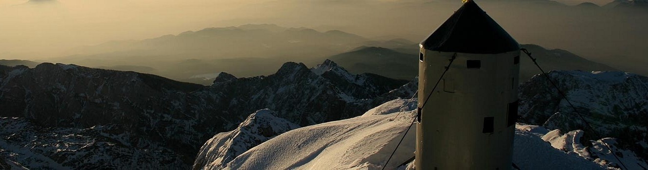 Mountain tops above Kranjska Gora